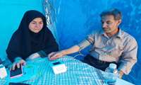 برپایی موکب سلامت در مسیر راهپیمایی جاماندگان اربعین حسینی (ع) 