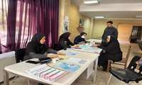 استقرار میز ارائه خدمات بهداشتی در اداره بهزیستی شهرستان کرج 
