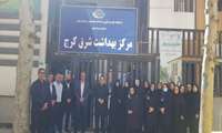 تجلیل رئیس دانشگاه از پیشگامان خط مقدم سلامت در ستاد مرکز بهداشت شرق کرج و مرکز خدمات جامع سلامت شهید عنبری به مناسبت روز جهانی بهداشت