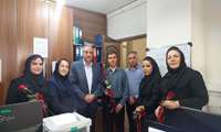 تقدیر رئیس مرکز بهداشت از واحد کارگزینی به مناسبت روز منابع انسانی